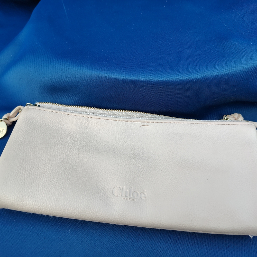 Chloé Pale Pink Leather Clutch Wristlet Parfum and 1 beauty item included - Picture 5 of 11